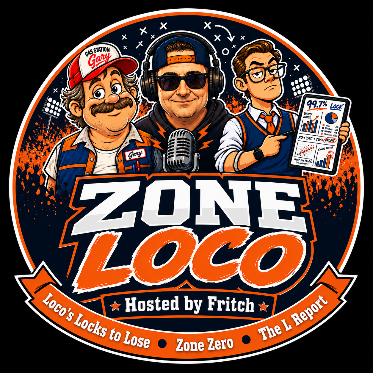 Zone Loco college football podcast logo